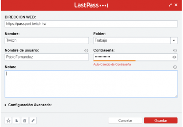 Editar – Gestor de contraseñas LastPass
